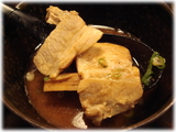 名古屋驛麺通り 屋台 つけ麺(普通盛り)のチャーシューとメンマ