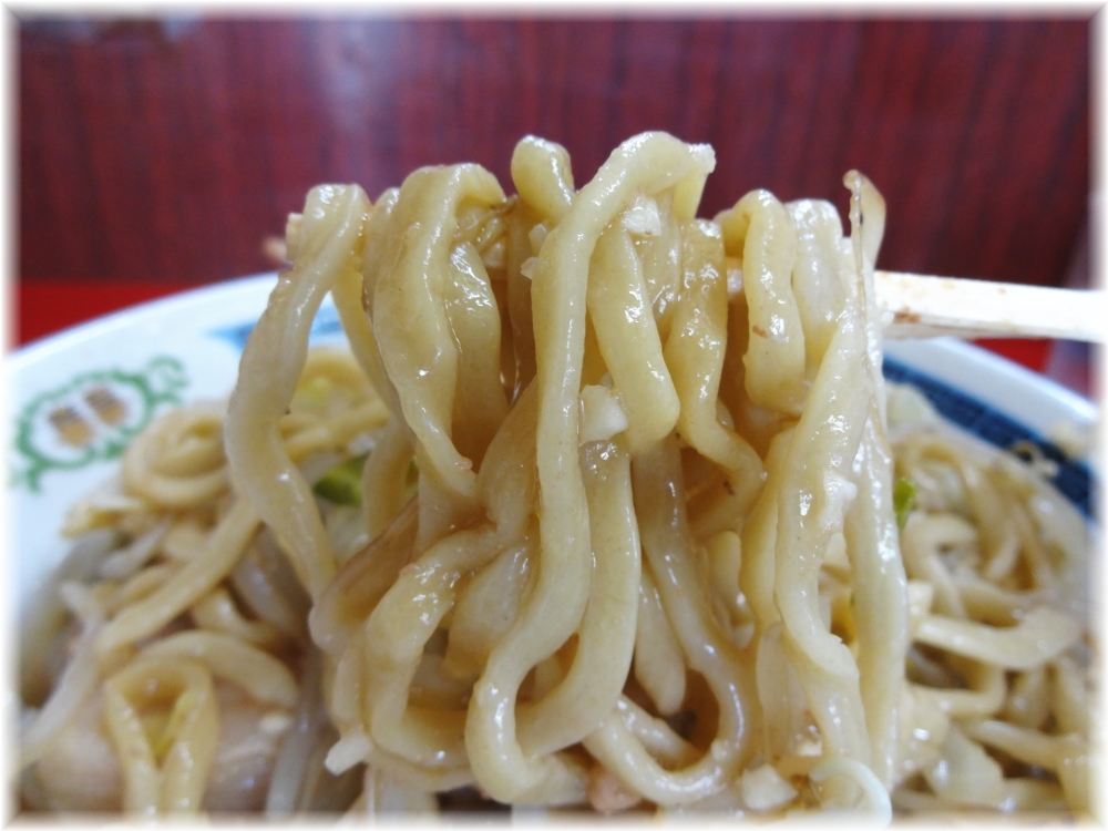 ラーメン二郎目黒店 ラーメン小の麺2