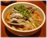 刀削麺荘 新橋店 やわらかスペアリヴのせ刀削麺