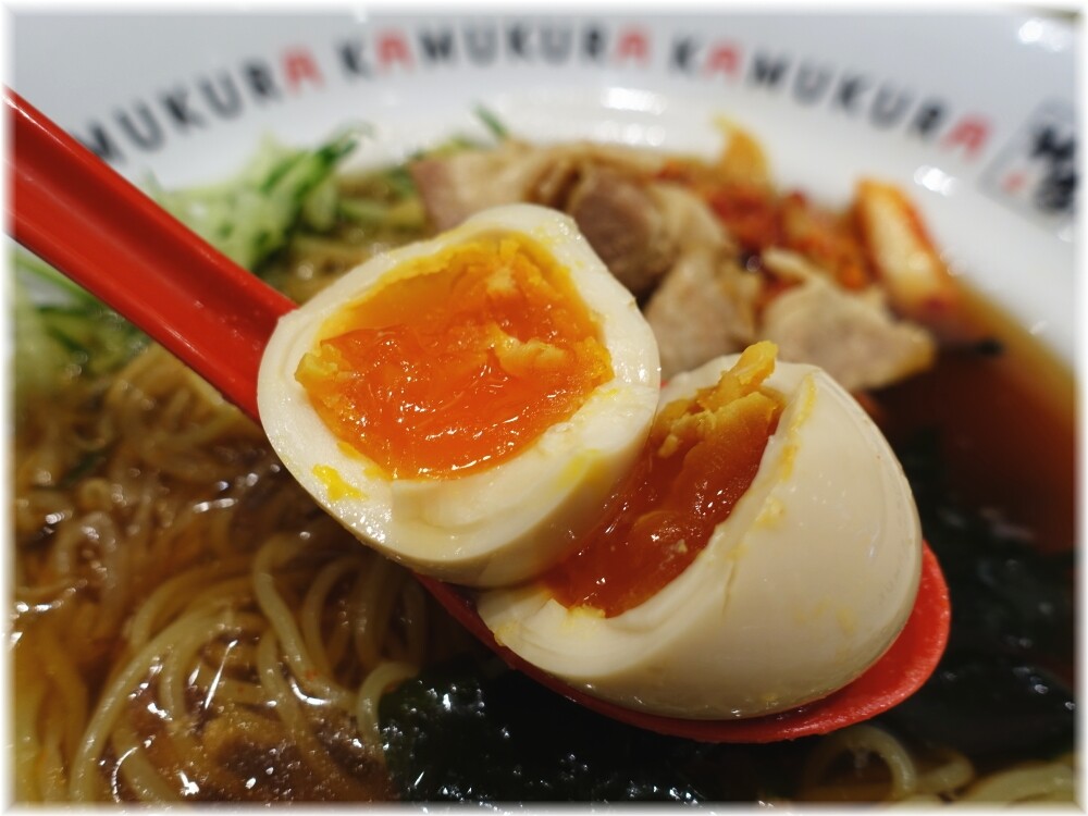 神座渋谷店2 冷たいおいしいラーメンの味玉