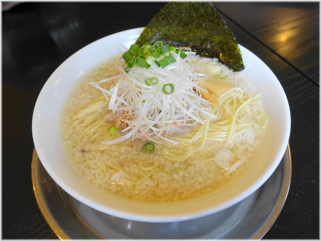 煮干中華あさり 背脂塩中華そば