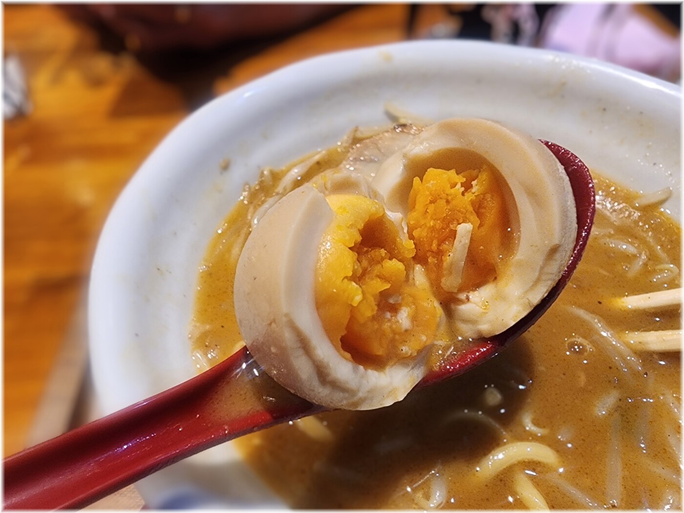 らーめん蓮 サービス味玉