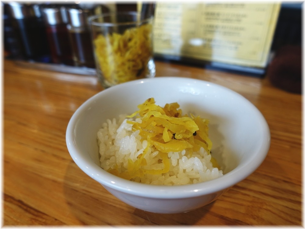 支那麺はしご赤坂店2 漬物ライス