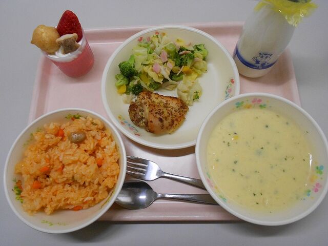 ３月１７日の給食 甘利小ブログ