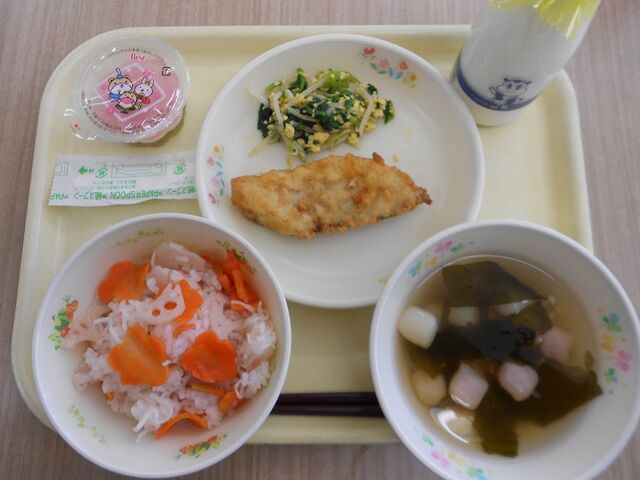 ３月３日の給食 甘利小ブログ