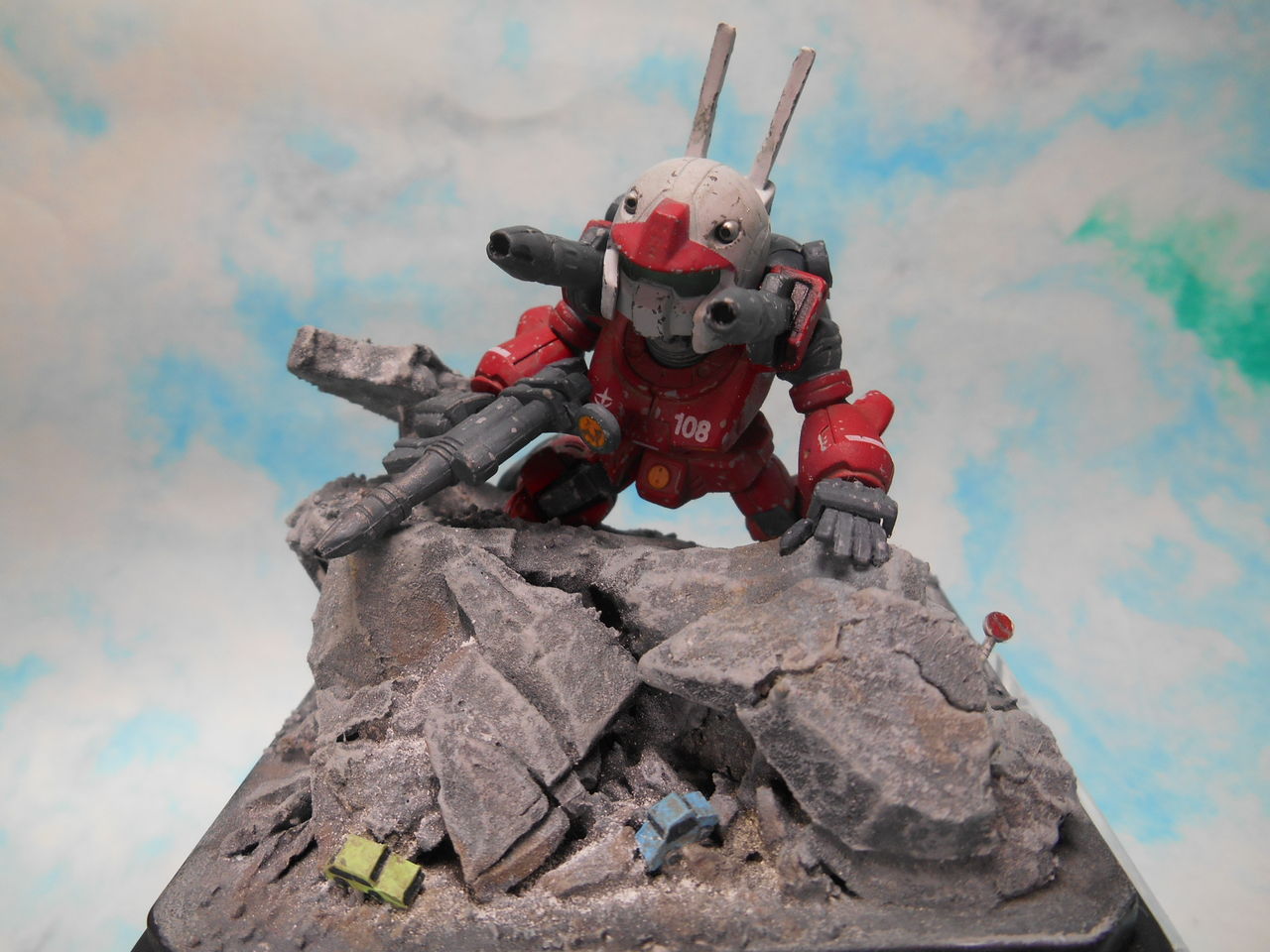 ガンダム ジオラマ完成品 ガンダム&ガンタンク&ガンキャノン