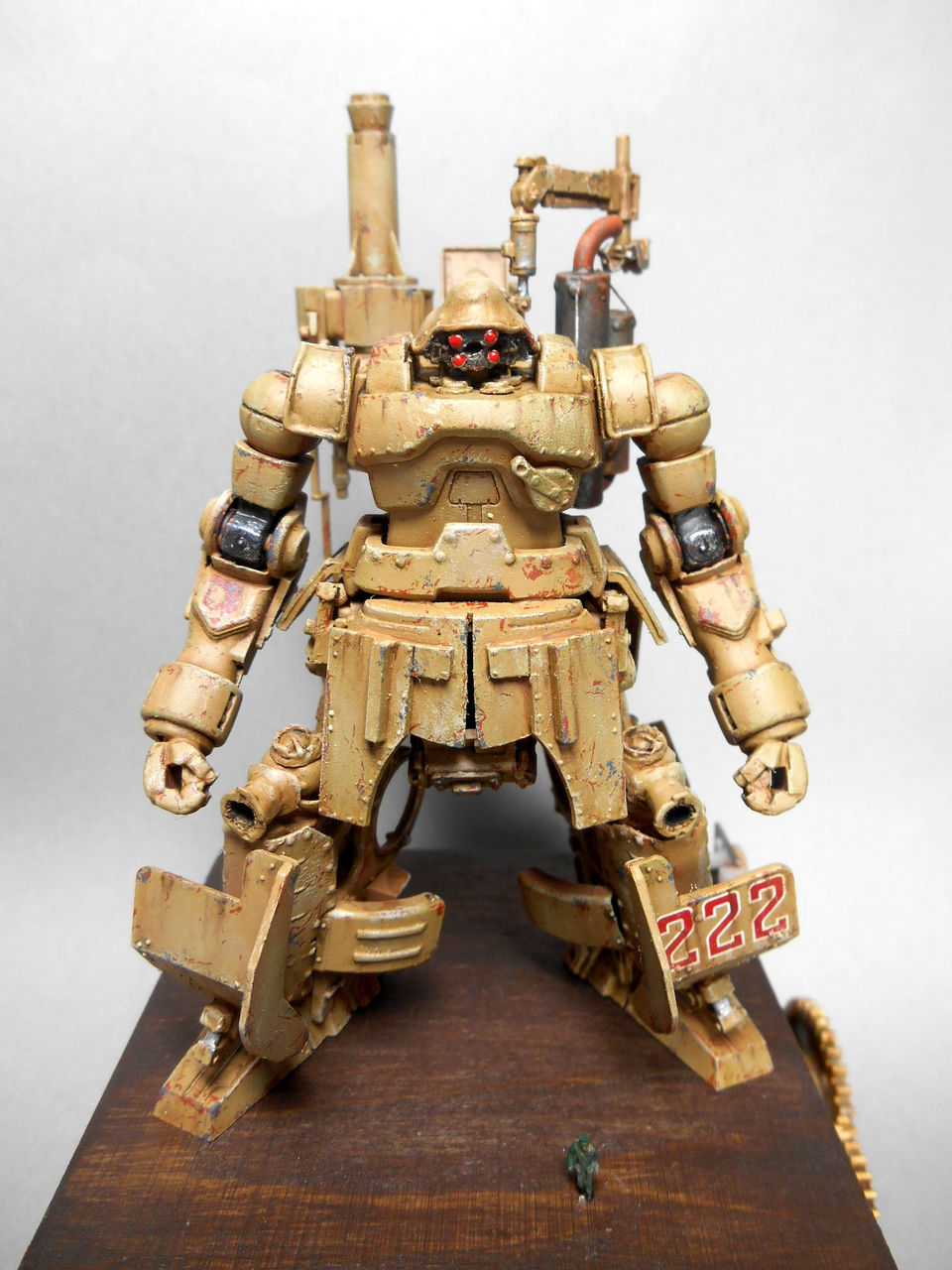 オリジナル ロボット「スチーム・パンカー」⑲（完成編） : 模型制作