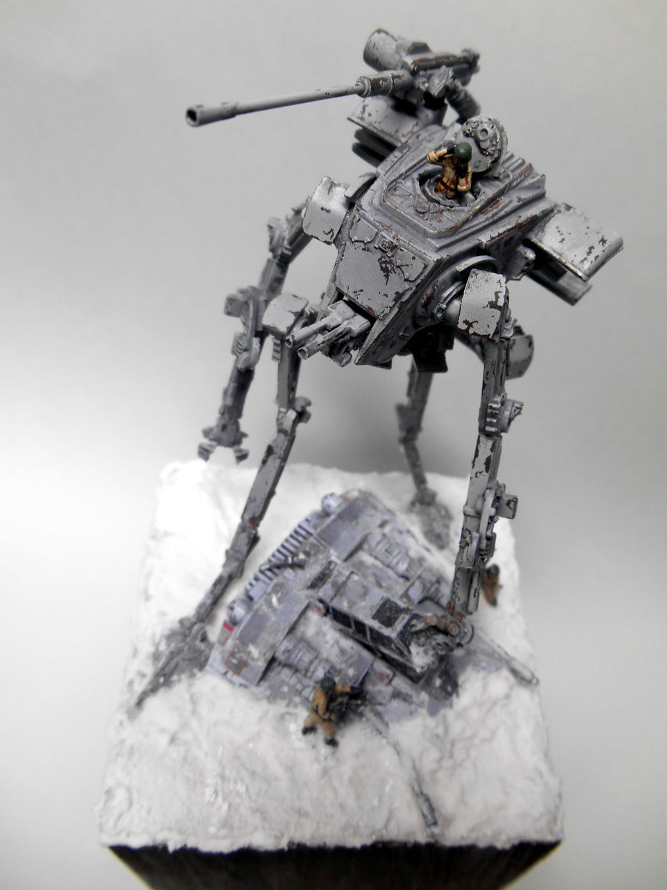 スター・ウォーズ ジオラマ 腕付AT-STを作る⑨（完成編） : 模型