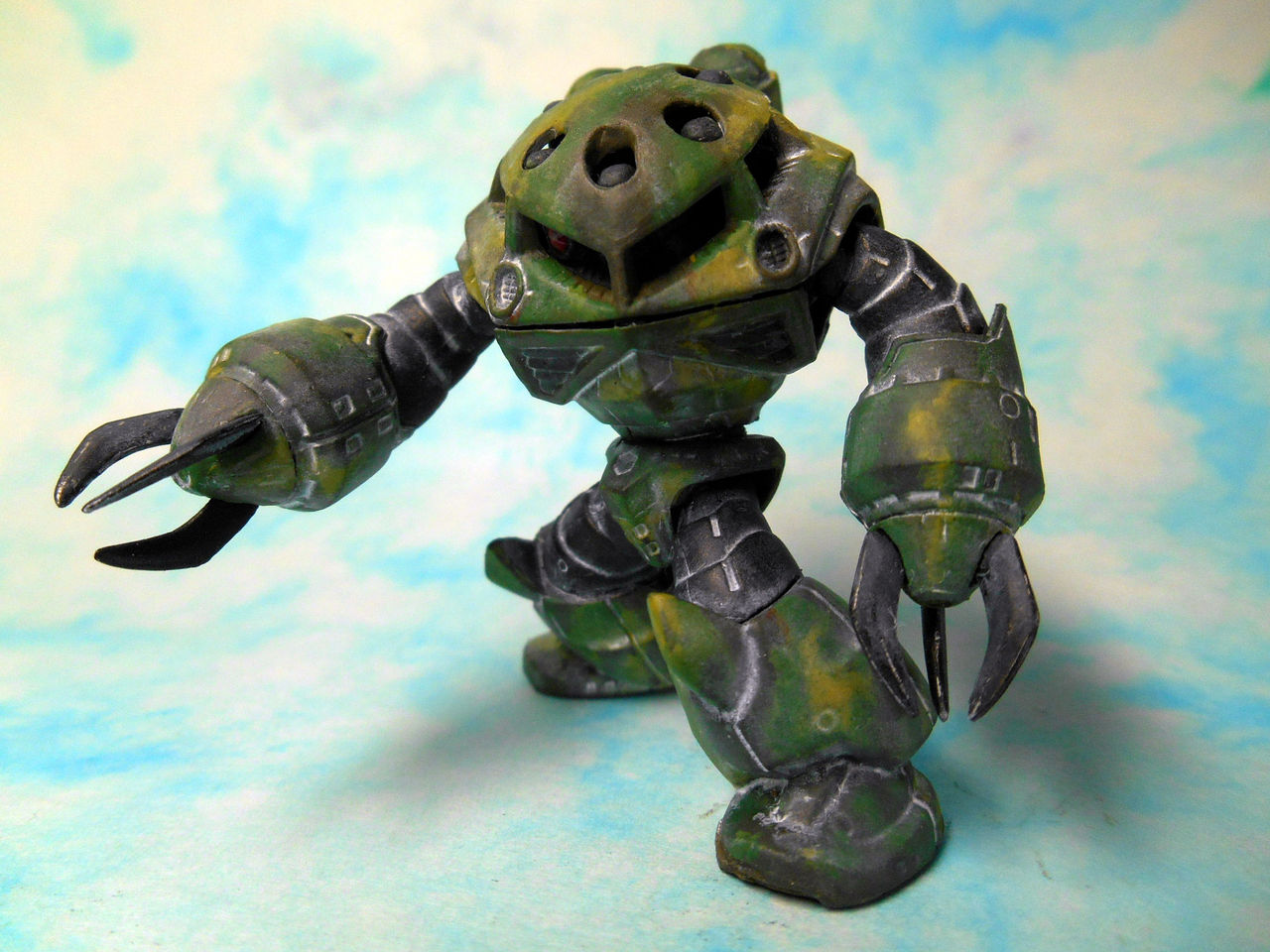 ジャブロー 強襲　シャアズゴック　ジオラマ ジャブロー 強襲 シャアズゴック ジオラマ