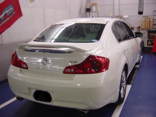 ｖ３６ スカイライン ２ ５ｌ パドルシフト取り付け スーパーオートバックス 43道意店 チューニング工房 Blog