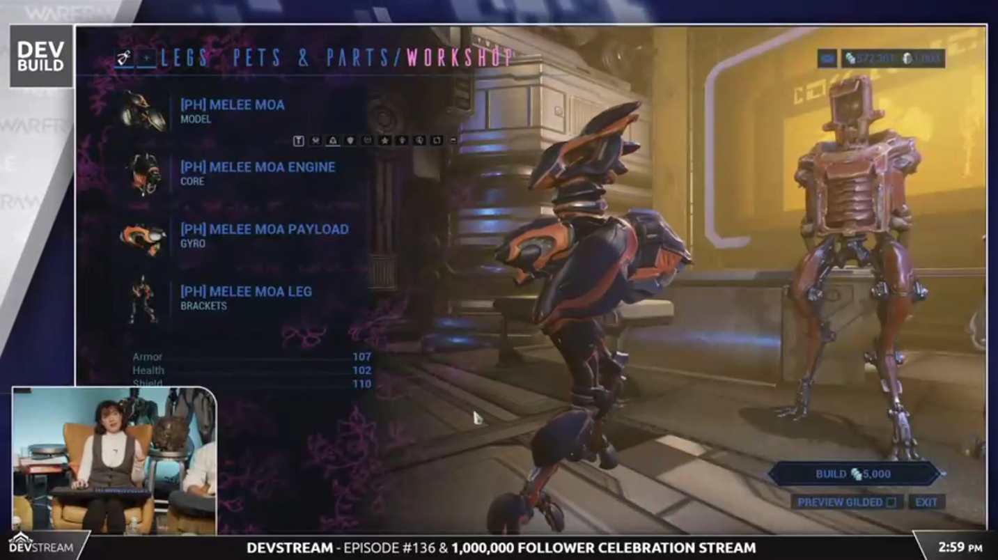 Warframe Devstream 137 軽い感想とか 膝にpso2を受けてしまってな