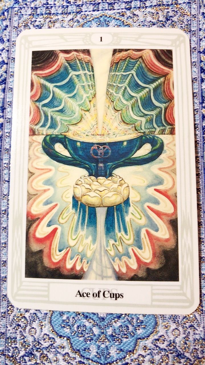 1 20 トートタロットリーディング Ace Of Cups カップのエース Alchemist S Fortune Telling Salon やさしい世界のつくり方