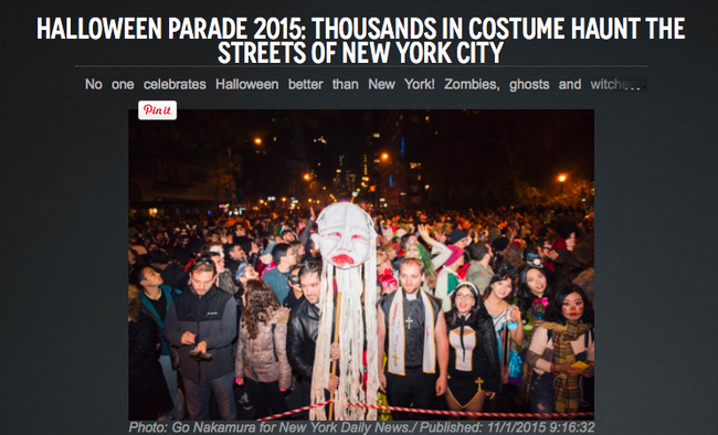new york halloween