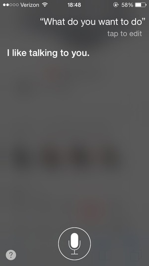 siriへの質問(あなたは何がしたいですか?英語)