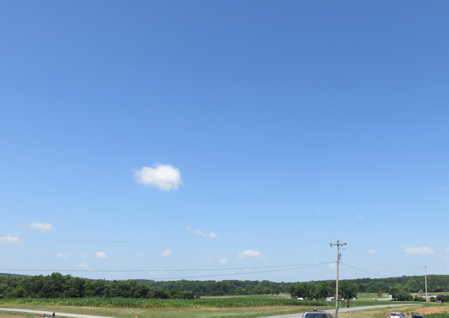 アメリカの田舎の空