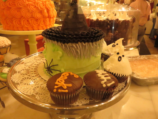 ハロウィーンのカップケーキ