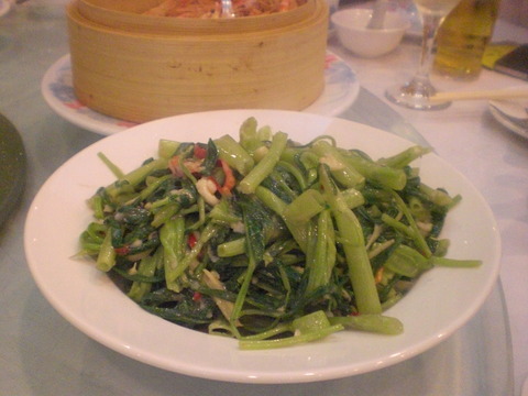 青菜炒め