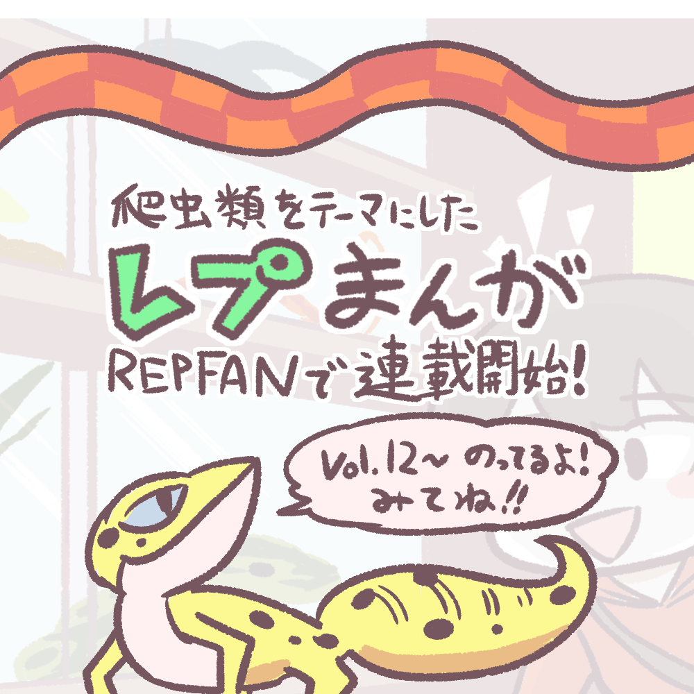 エキゾチックアニマルの雑誌 Repfan に漫画掲載 お知らせと雑誌紹介 あみあきひこ漫画描きブログ エキゾチックアニマルの雑誌 Repfan に漫画掲載 お知らせと雑誌紹介 あみあきひこ漫画描きブログ