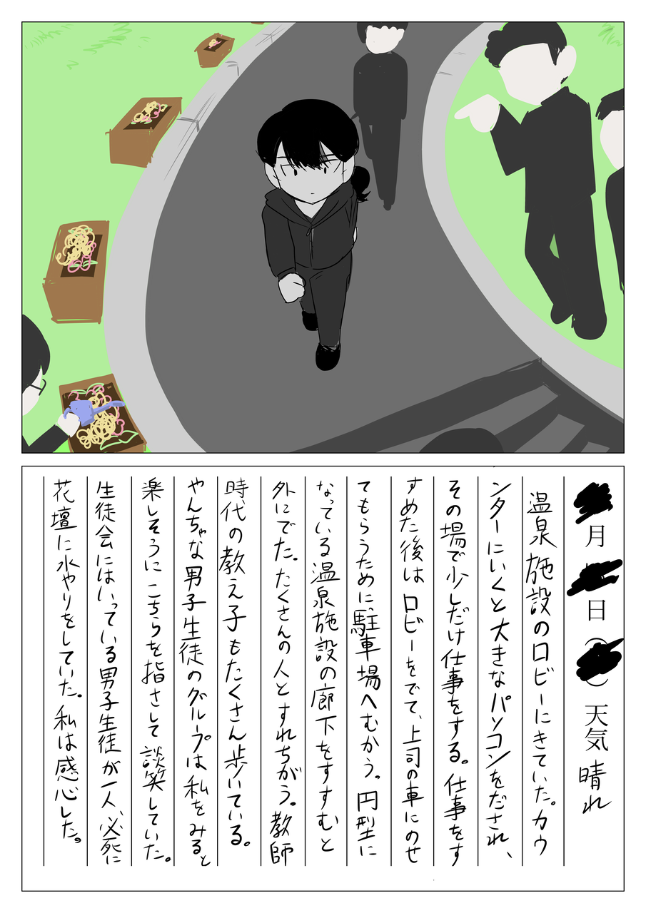 4月某日見た夢 いいこさん企画 運営の夢の絵日記企画に寄稿しました あみあきひこ漫画描きブログ