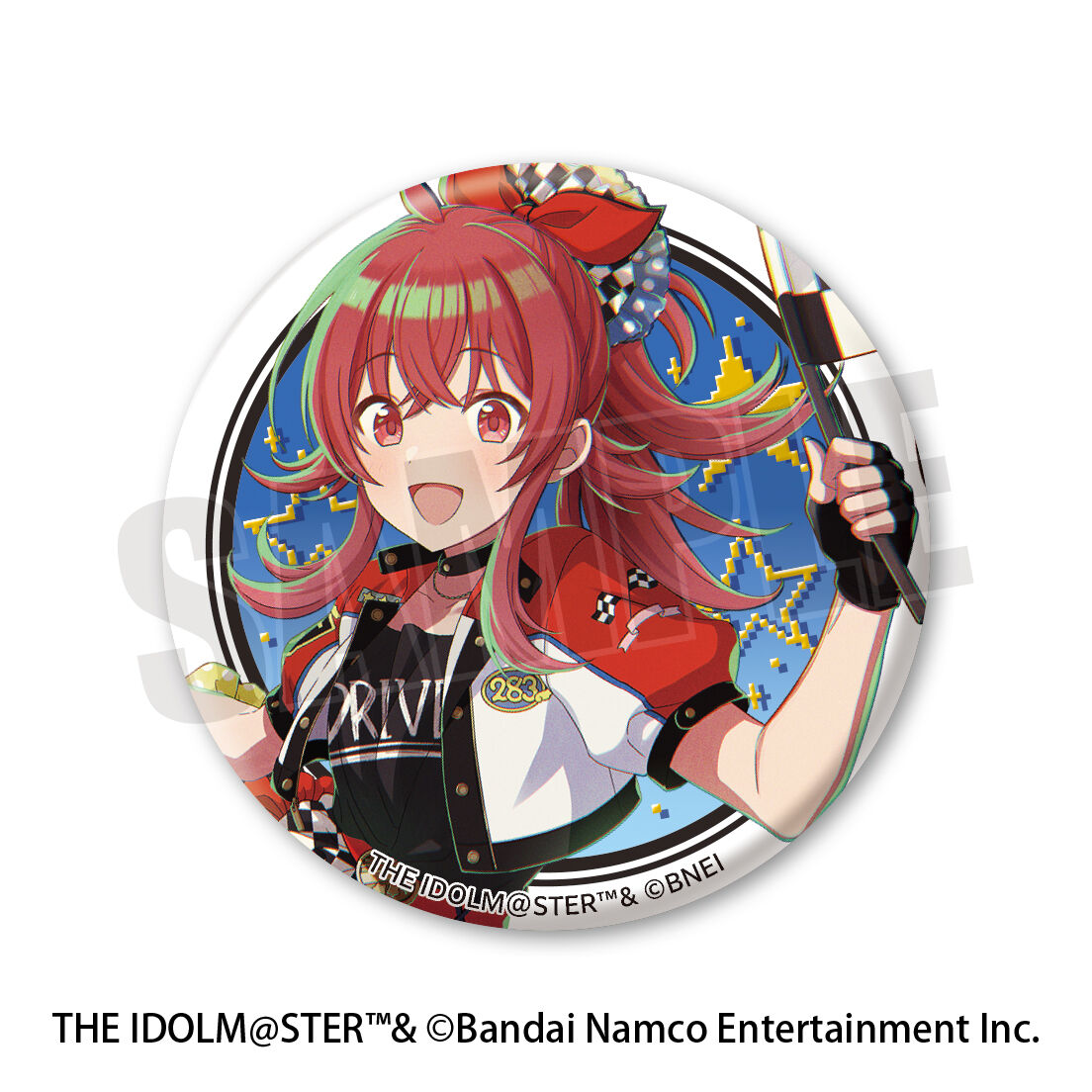 サモーン シャニマス ジュエリー缶バッジ 西城樹里 アイドルマスター