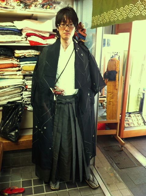 浅草 書生さんスタイル でお買い物 浅草さわだ屋 レンタル着物で浅草散策