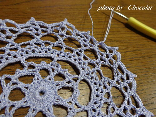 花のコースター (2)