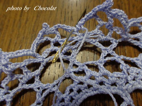 花のコースター (3)