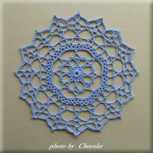 花のコースター (1)