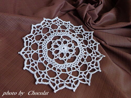 花のコースター (6)