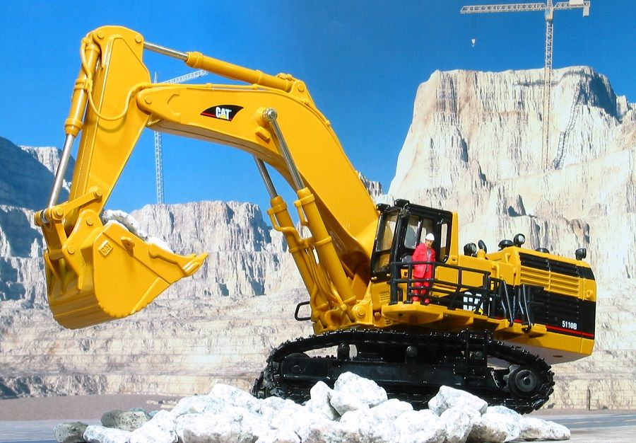 △超精密！ 1/50 5110B Excavator 油圧ショベル 重機 △超精密！CAT 1/50