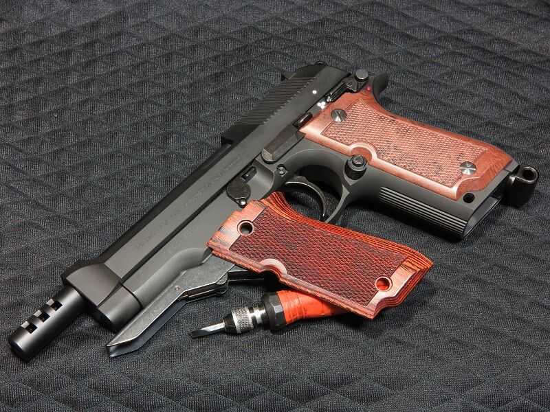 納品）ウッドグリップ KSC M93R : あっとtkm