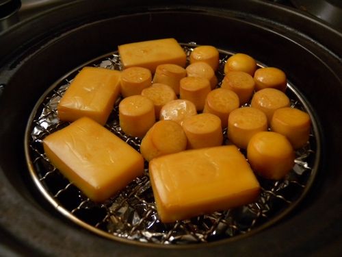 チーズ イージースモーカーで作る簡単燻製 台所お手軽燻製