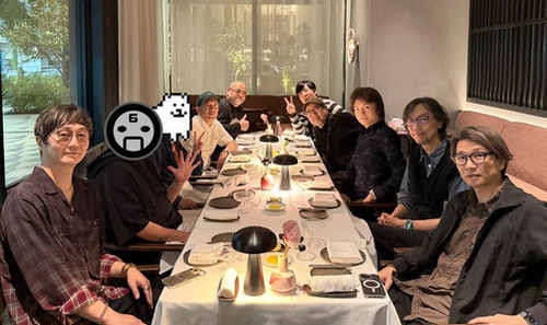【画像】桜井政博さん、とんでもないメンバーと食事をしてしまう