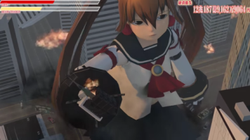【衝撃】「ケイブが送る、破壊と爽快 VR！」 突如出現した巨大女子校生が新宿破壊、被害は数十兆円、『経済損失』を競う破壊アクション なんだこのゲームｗｗｗｗｗ