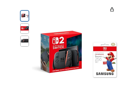 【速報】Amazon、Switch2の予約開始！！