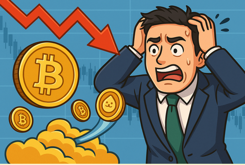 ビットコインの暴落に投資家がパニックになっている様子