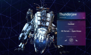 Horizon Zero Dawn サンダージョー ストームバード スナップモウ ベヒーモス の機械獣紹介映像が公開 ゾイドかな えび通