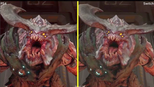 【朗報】「DOOM」 スイッチ/PS4版 比較映像が公開!殆ど差がない神移植確認!!