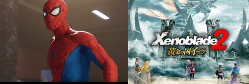 【ファミ通クロレビ】「スパイダーマン」 36点  「ゼノブレ2 黄金の国イーラ」 35点