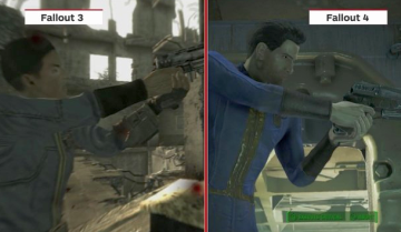 「フォールアウト3」と「フォールアウト4」の比較動画　グラフィック進化がハンパないwwww