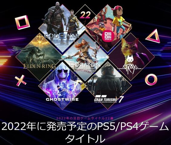 SIE「2022年は、注目ゲームタイトルが22本も出ます！」