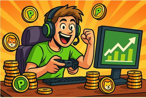 ゲームで仮想通貨を稼いでいる人
