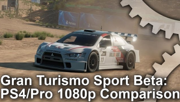 PS4「グランツーリスモSPORT」 PS4 vs PS4 Pro 1080p解析動画が公開！Pro版60fpsでド安定！！