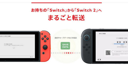 Switch→Switch2のデータ移行が難しすぎてトラブル発生する人続出してね?