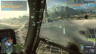 ワイBF4新人ヘリパイロット 分隊3人を乗せ戦場を飛ぶ