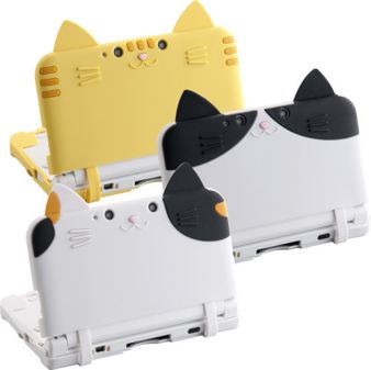 3DS LLをネコに変身させる変なカバー、 キタ━━━━(゜∀゜)━━━━ッ!!