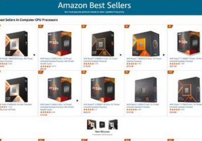 【悲報】アメリカのCPUベストセラー、トップ15までが全てAMDに🥺