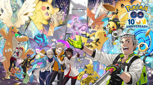 【祝】本日「ポケモンGO」が10周年!
