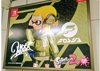 【画像】「スプラトゥーン2」の駅広告が貼られまくり始めた件