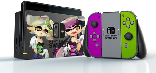 【画像】スプラトゥーンデザインのニンテンドースイッチ ドック＆ジョイコンがクオリティ高すぎ！スプラ同梱版は出そうやね